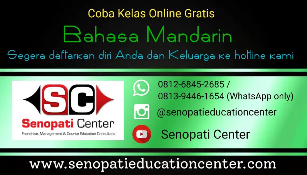 Belajar dari Rumah menyenangkann - coba kelas online gratis Bahasa Mandarin