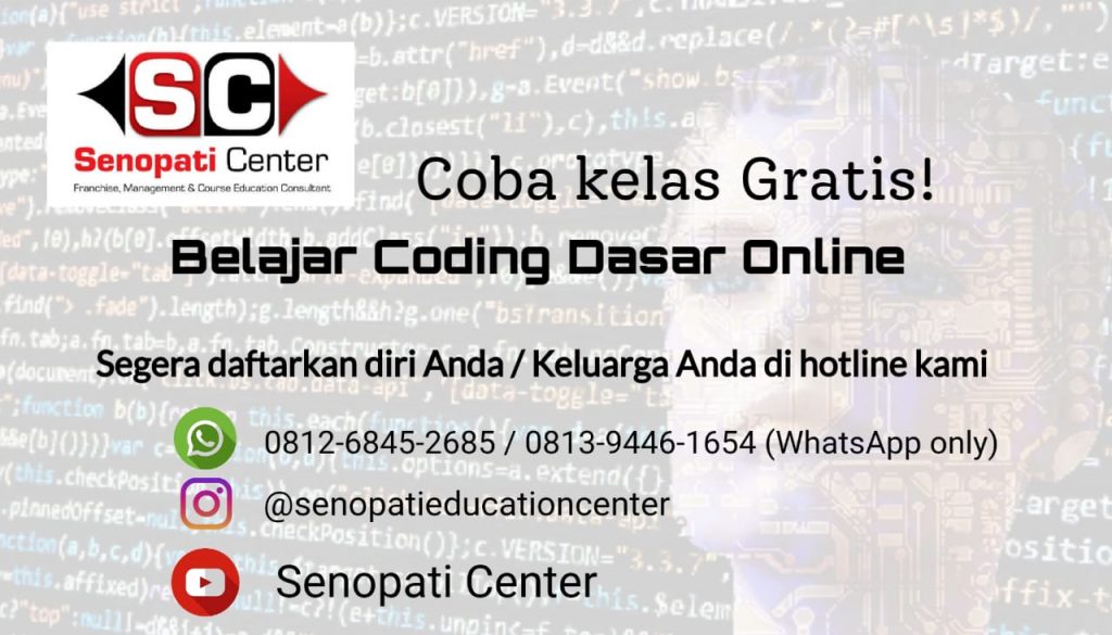 Kelas online coding dasar 