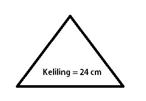 memcari sisi dari keliling segitiga