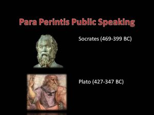 Scorates perintis public speaking