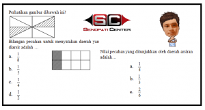 Latihan membandingkan pecahan